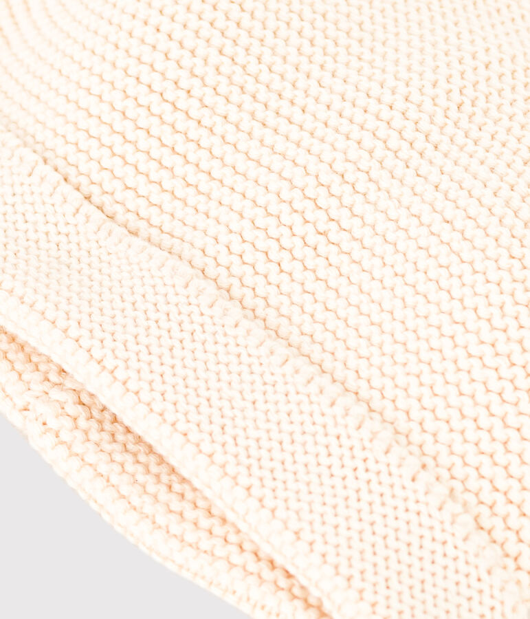 Cappellino in tricot ecru AVALANCHE
