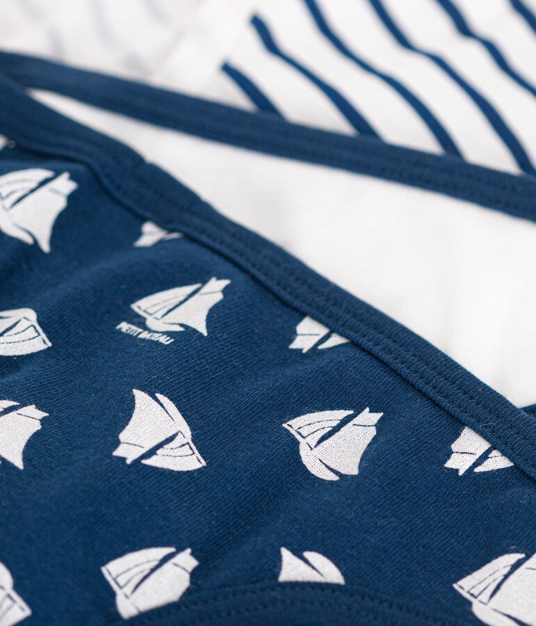 Confezione da 3 slip bambina in cotone multicolore