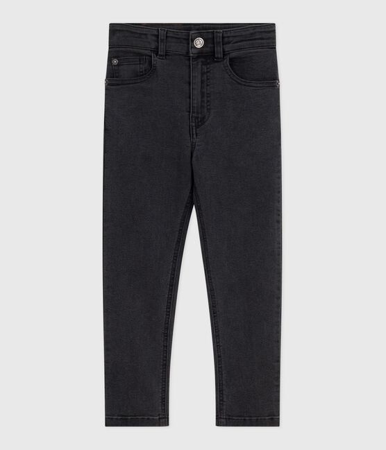 Pantaloni in denim bambino nero NOIR DELAVE