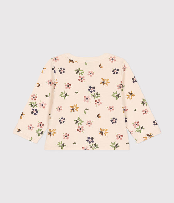 Cardigan in tubique neonato bianco AVALANCHE/ MULTICO