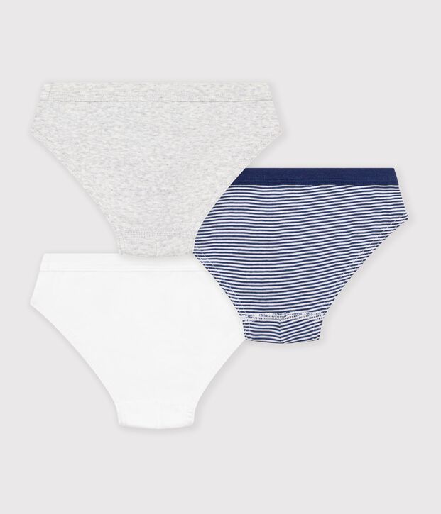 Lot de 3 slips en coton multicolore