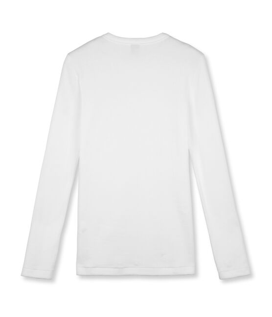 T-shirt manica lunga iconica donna bianco ECUME