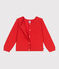 Cardigan in cotone a punto fantasia bambina SPICY