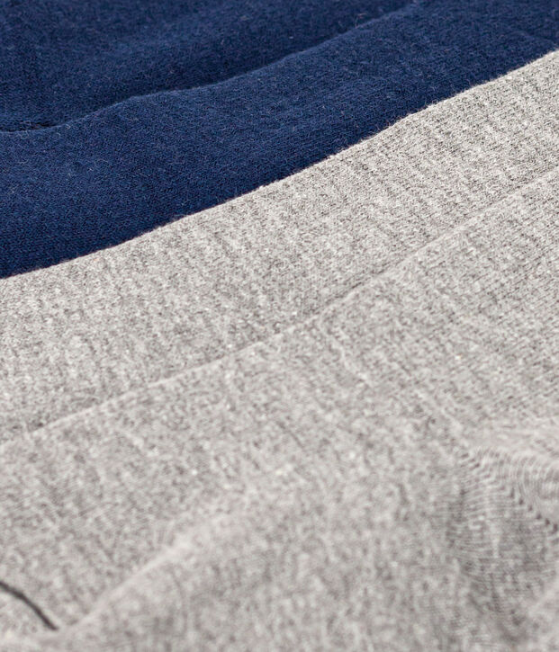 Confezione da 2 paia di collant bambina in cotone multicolore