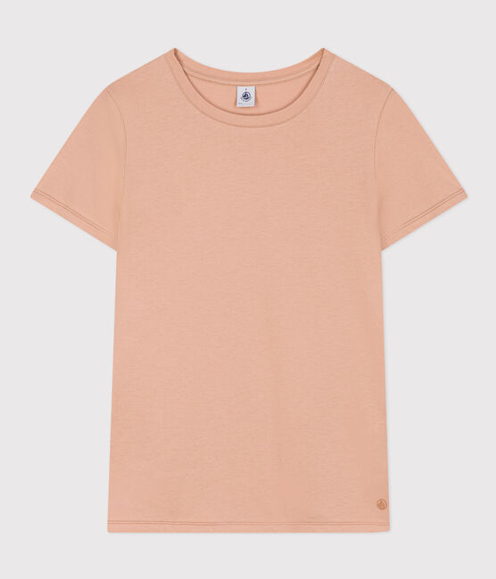 T-shirt LE DROIT girocollo in cotone Donna beige VINTAGE