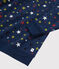 Pigiama bambino con motivo stelle in molleton blu MEDIEVAL/bianco MULTICO