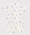 Pigiama corto in cotone con stampa Parigi bambino bianco MARSHMALLOW/bianco MULTICO