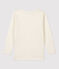 T-shirt a maniche lunghe in lana e cotone da bambino grigio ECRU