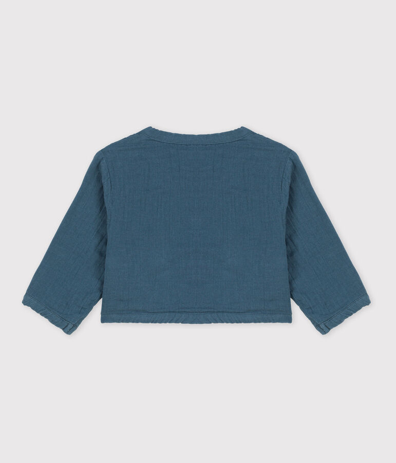 Cardigan in garza di cotone per neonati DUCKY