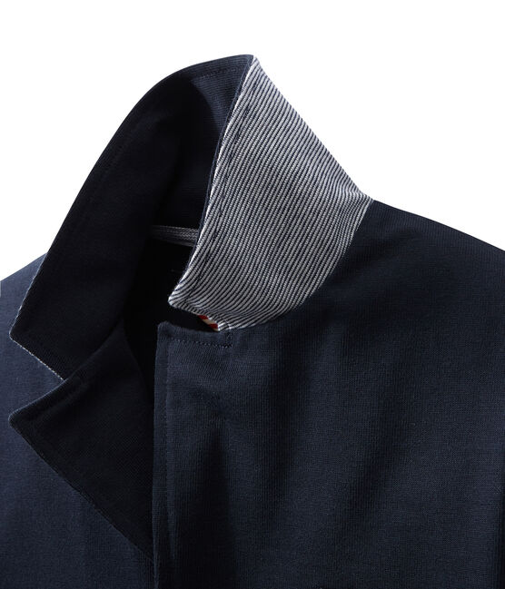 Blazer bambino in jersey pesante blu SMOKING