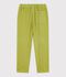 Pantaloni in cotone bambino verde