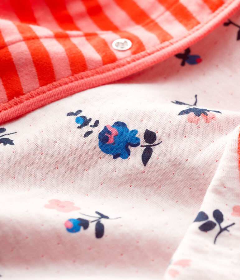 Cardigan reversibile beb&egrave;. arancione/arancione