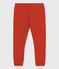 Leggins per bebè in cotone tinta unita rosso HARISSA