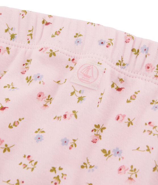 Pantalone per bebé unisex rosa VIENNE/bianco MULTICO