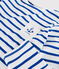 T-shirt marinara bambina e bambino bianco/blu
