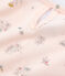 Camicia da notte bambina in cotone sottile rosa FLEUR/bianco MULTICO