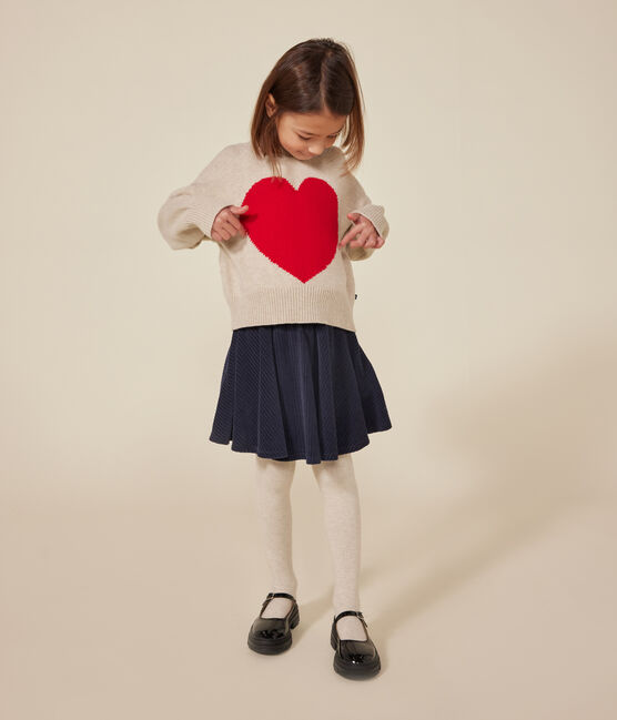 Maglione in misto lana e cotone bambina  AVALANCHE/ CORRIDA