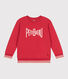 Felpa in cotone stampato bambino unisex