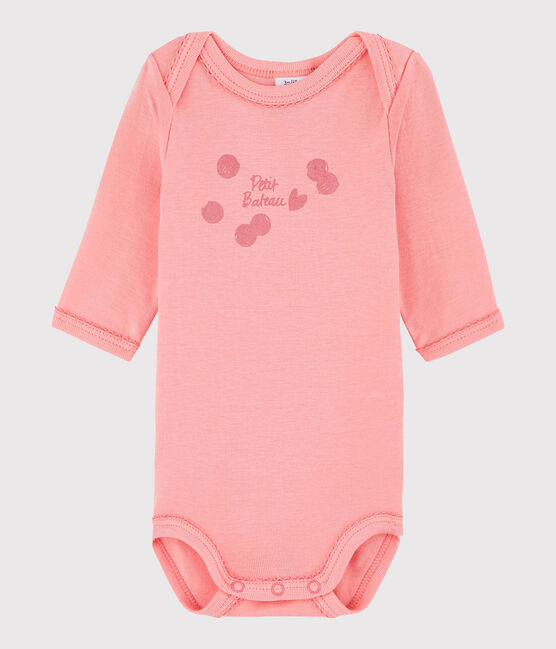 Body manica lunga bebè femmina rosa GRETEL