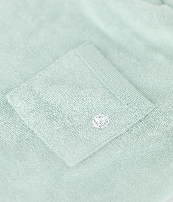Shorts  bebè in spugna verde HERBIER