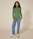 T-shirt donna L'Iconique in cotone con collo a lupetto