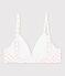 Reggiseno imbottito bambina stampato bianco ECUME/rosa VENUS/ MULTICO