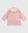 Giacca a vento con stampa floreale per neonati rosa CHARME/bianco MARSHMALLOW