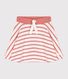 Gonna in cotone a righe bambina