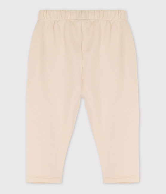 Pantaloni in tessuto felpato per neonati ecru AVALANCHE