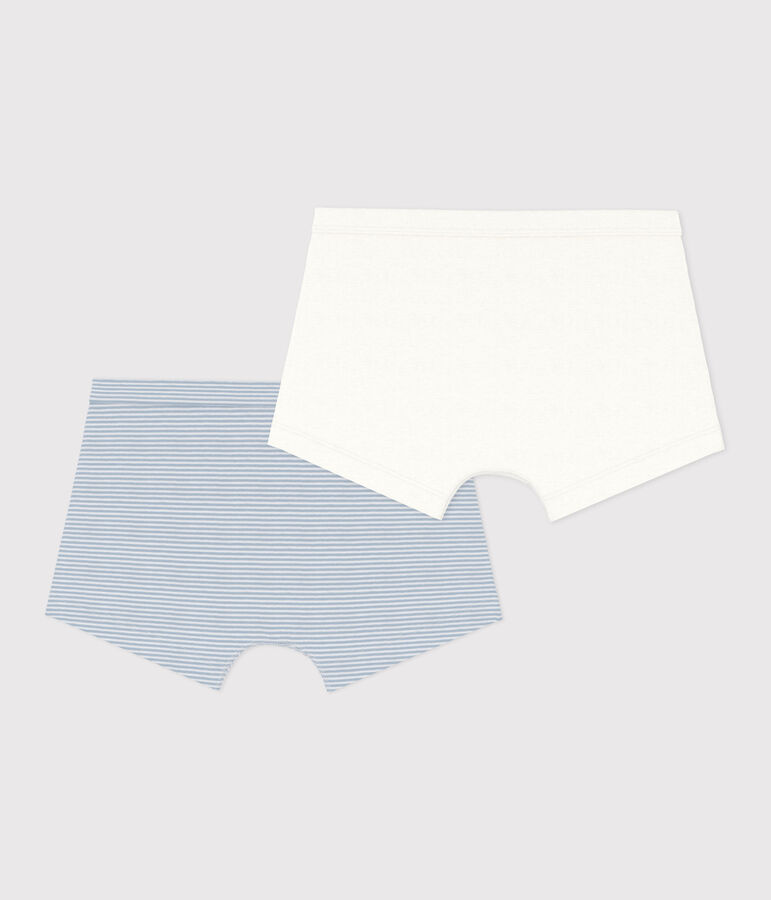 Confezione da 2 boxer in cotone bambino multicolore