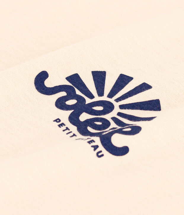 T-shirt Le Droit girocollo in cotone donna ecru