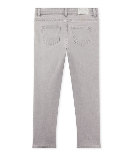 Pantalone per bambino in denim grigio GRIS
