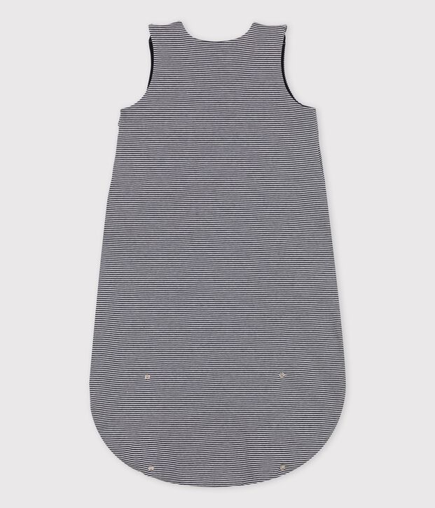 Sacco nanna leggero beb&egrave; in cotone blu/bianco