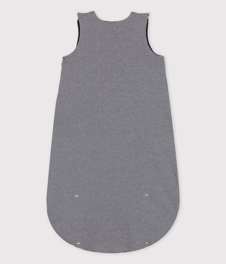 Sacco nanna per neonati in cotone a righe TOG 0.5 blu SMOKING/bianco MARSHMALLOW