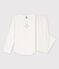 Pigiama cuoricini bambina in cotone bianco MARSHMALLOW/ HERBIER
