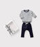 Confezione regalo bebè con t-shirt e pantaloni variante 1