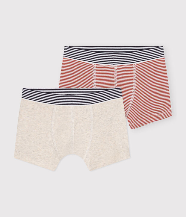 Set di 2 boxer in cotone bambino multicolore