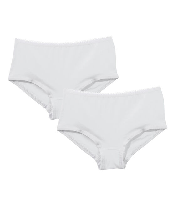 Duo shorty ragazza bianco LOT