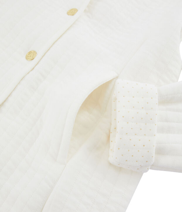 Cappotto bambina bianco