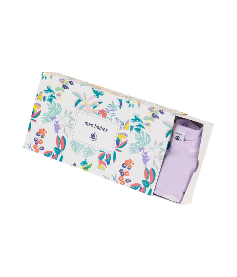 Confezione da 5 body a manica lunga beb&egrave; femmina multicolore