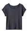 T-shirt donna in lino blu SMOKING