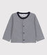 Cardigan per bebè millerighe in jersey spesso