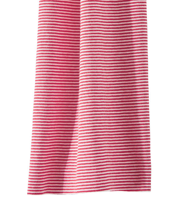 Sciarpa unisex millerighe rosso TERKUIT/bianco MARSHMALLOW