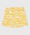 Shorts da bagno con stampa di squalo neonato giallo ORGE/bianco MARSHMALLOW