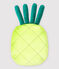 Cuscino ananas in velluto giallo SUNNY