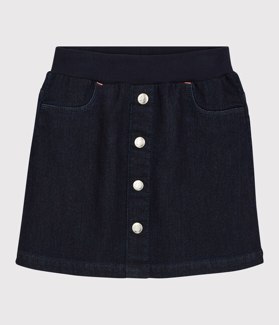 Gonna in denim bambina blu DENIM BLEU FONCE