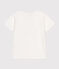 T-shirt a maniche corte in cotone con stampa bambino bianco MARSHMALLOW