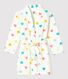 Vestaglia bambina a cuori multicolore in pile