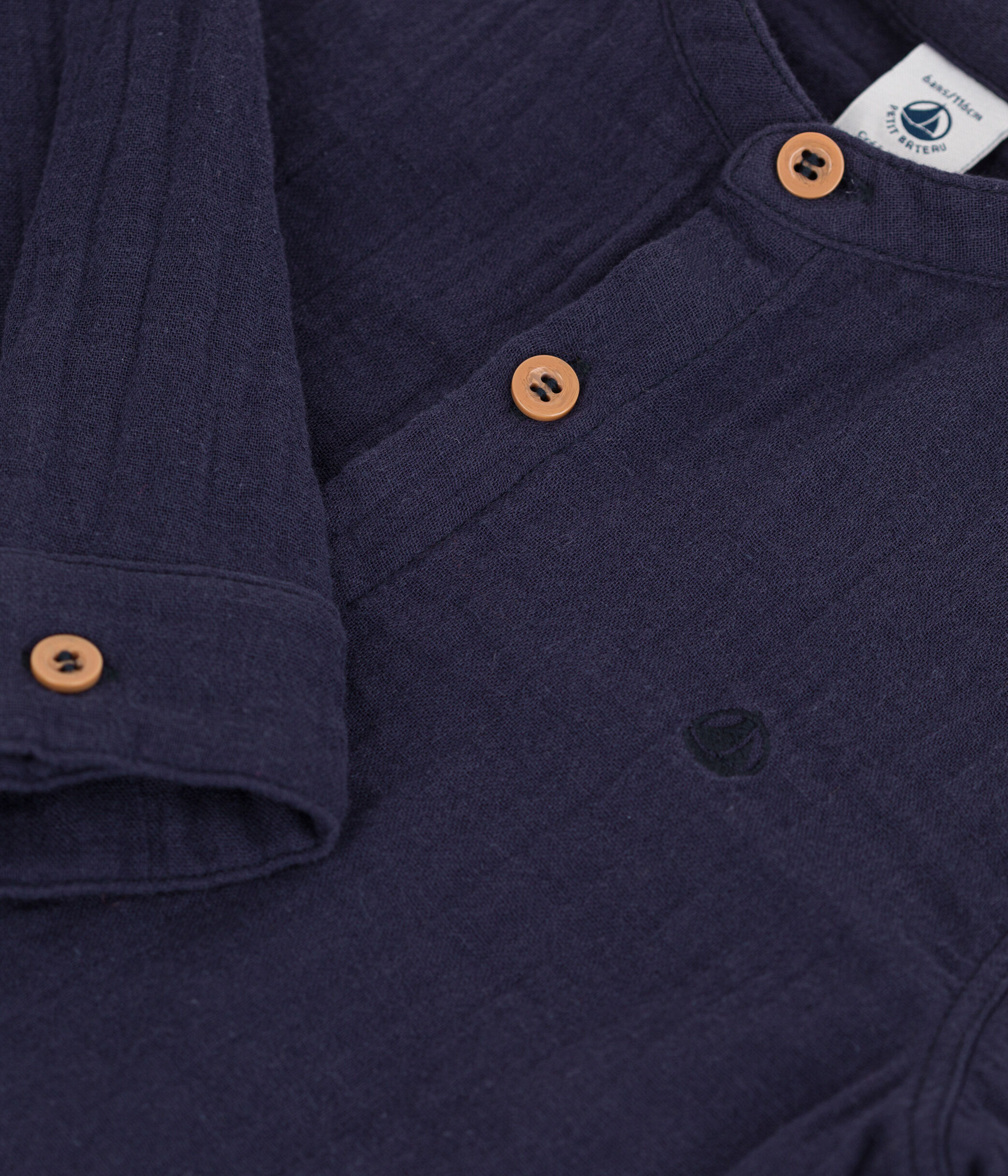 Camicia in garza di cotone bambino SMOKING Petit Bateau