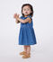Abito senza maniche in denim leggero neonato blu DENIM CLAIR